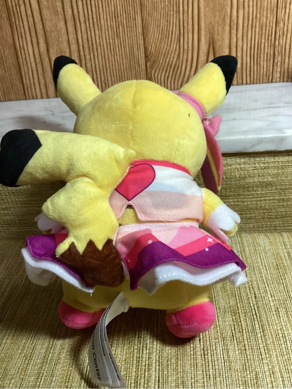 Pikachu Idol Pop Star Cosplay Pokémon Center Plush 8” 2014